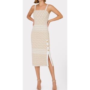 Milly Gradient Zig Zag Midi Dress MSRP:$495